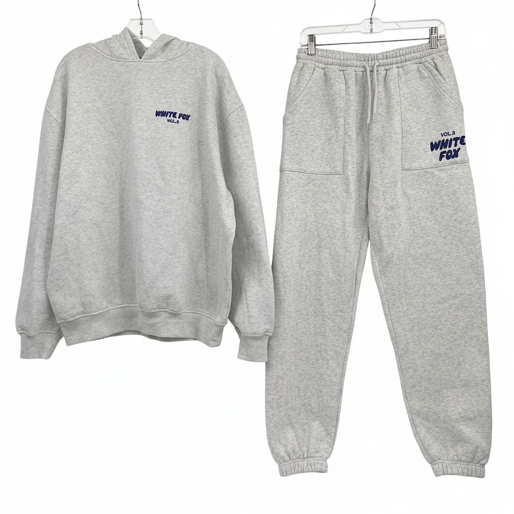 White Fox Boutique Gray Blue Joggers | Womens M